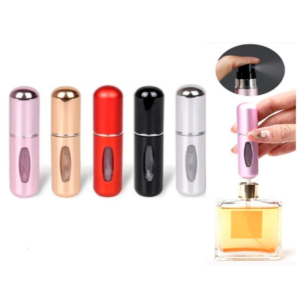 Frasco Recipiente Porta Perfume Vidro 7,5cm 5ml Viagem