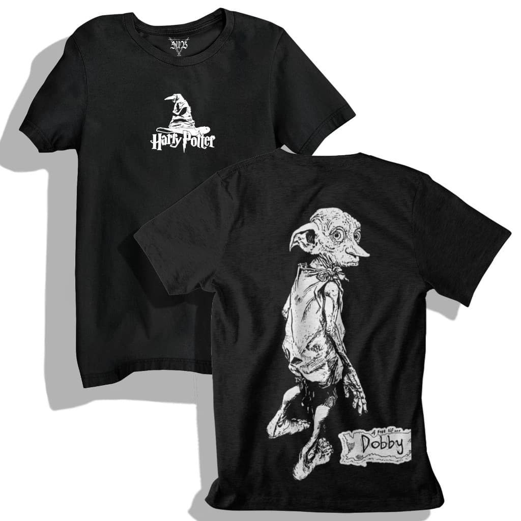 Camiseta Harry Potter Dobby Elfo Hogwarts Magica Sirius Black Azkaban Lord Voldemort Relíquias