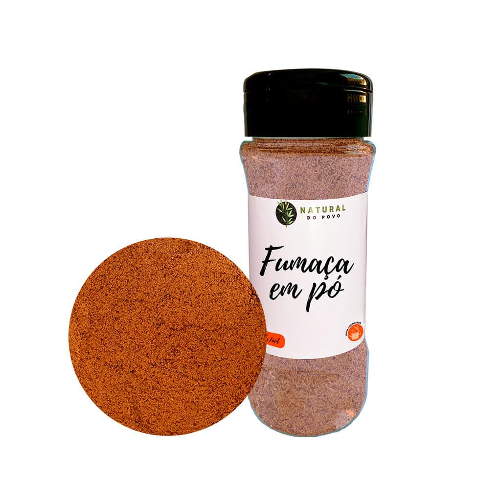Tempero Fumaça em Pó Premium Importada Qualidade Superior Pote com Dosador 100g