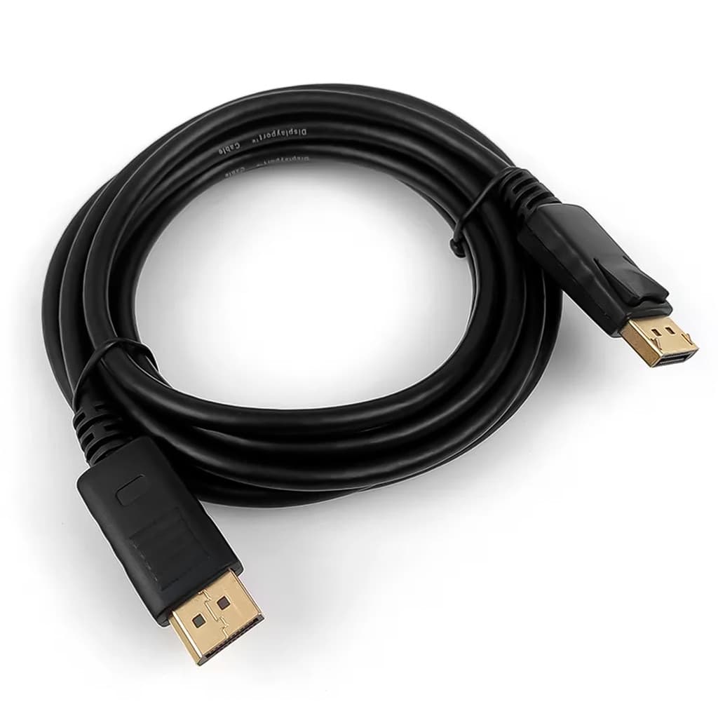 Cabo Displayport 1.5m Imagem Video Placa Full HD 4K PC Computador Notebook Adaptador