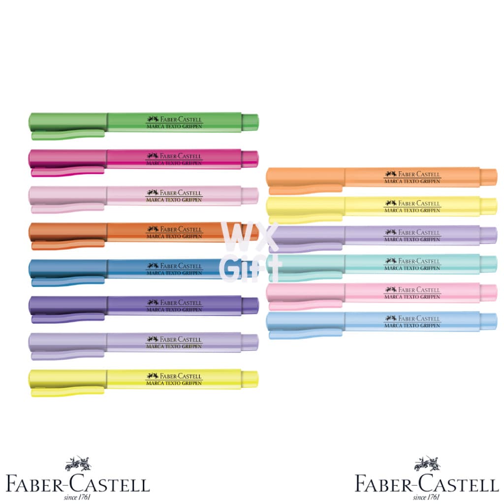 Marca Texto Grifpen Tom Pastel e Neon -  Faber-Castell / WX Gift