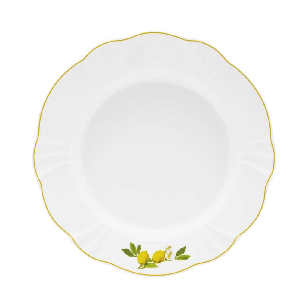 1 Prato Fundo Soleil Limoni 24cm Oxford Porcelana