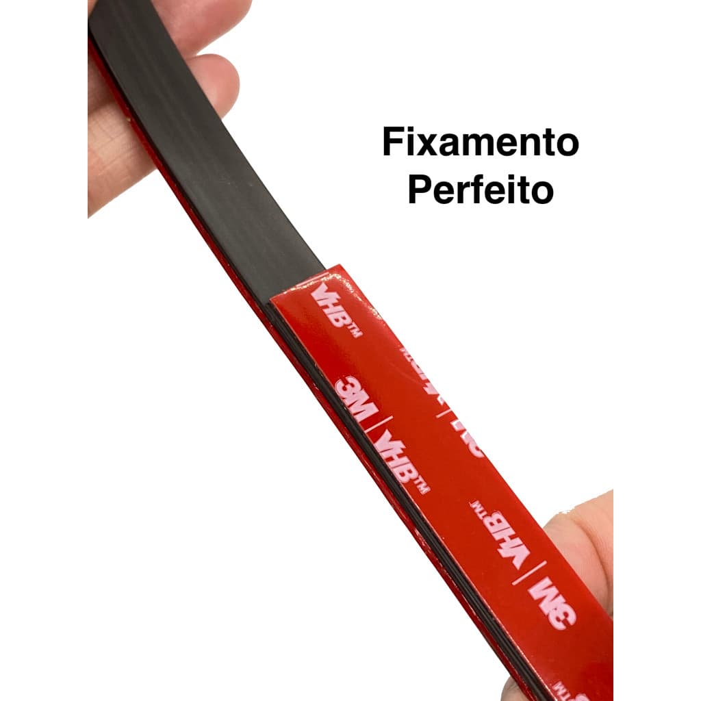 Perfil Magnético Adesivo 3M Fita Imã Flexível 14x2 - Fita Imantada Com Adesivo 3M- 10 Metros (A+B)