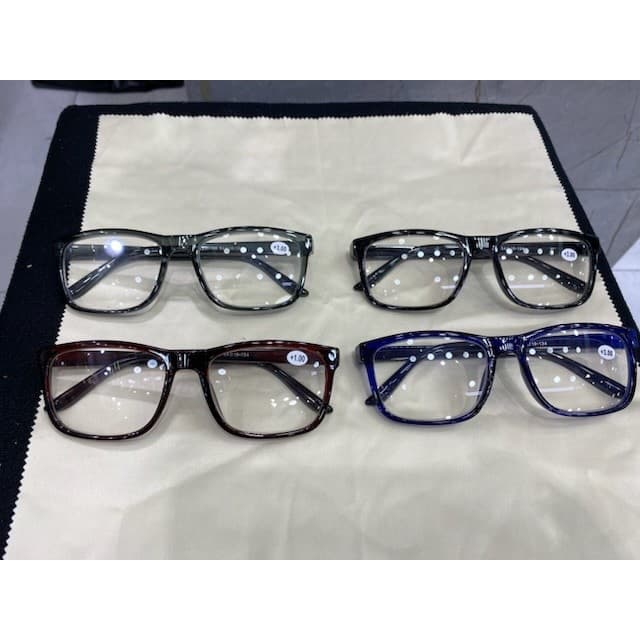 Óculos de grau pra perto leitura quadrado AM 198 masculino feminino unisex novo