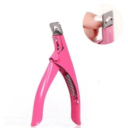 Alicate Cortador De Unhas Tips Postiça Acrigel Alongamento Profissional Para Unha