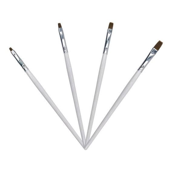 Pincel nº 04, 06 e 08 para Unhas em Gel, Acrigel e Fibra – Profissional UV/LED Nail Art Manicure
