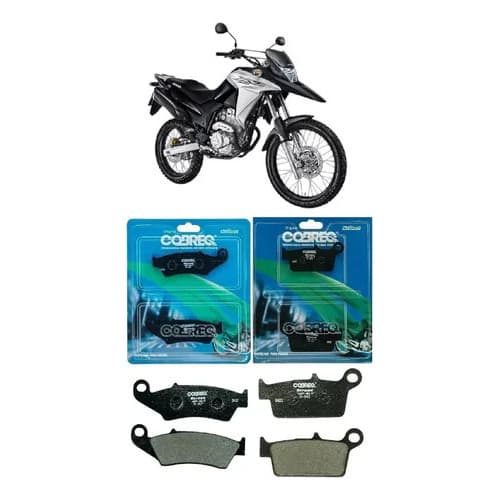 Kit Pastilha De Freio Cobreq Xre 300 S/abs 2009 A 2018