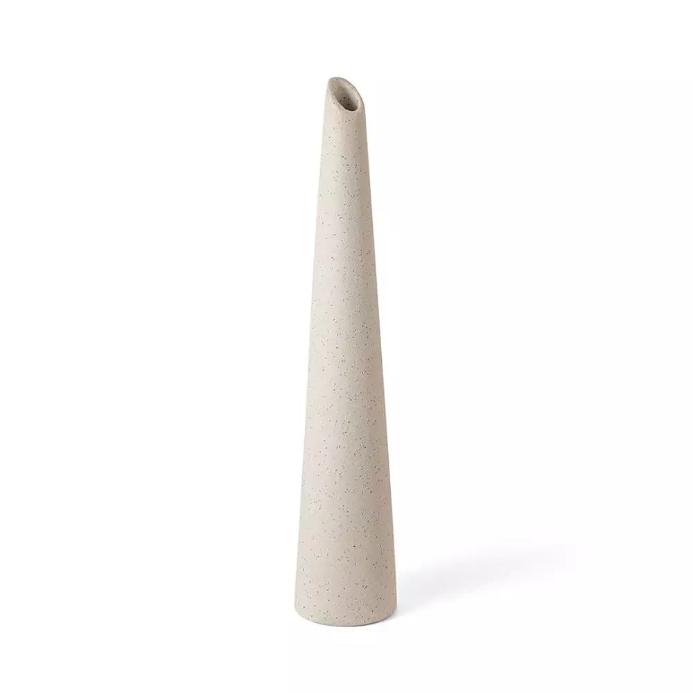 Vaso Em Cerâmica Branco G - Mart