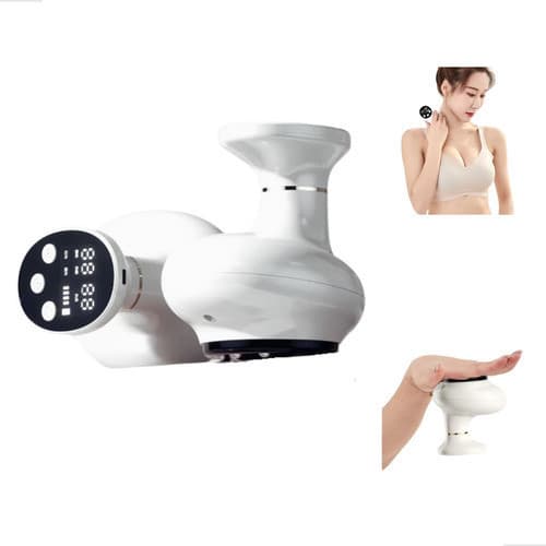 Máquina de cupping eletrônica inteligente, massagem, 6 velocidades, 6 temperaturas, luz vermelha, terapia de vácuo, tera