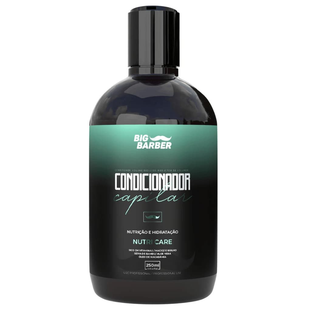 Condicionador Capilar Big Barber 250ml Nutri Care Profissional