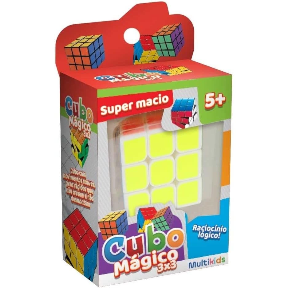 Cubo Mágico 3x3 Super Macio - Multikids BR1779