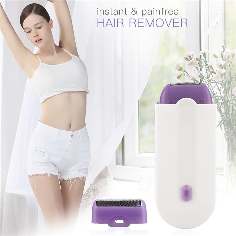 Depilador Facial e Corporal Recarregável Sem Fio - Indolor, Portátil e Unissex para Rosto/Corpo