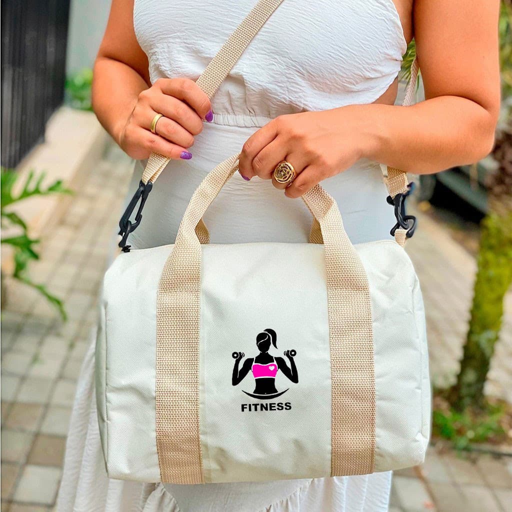 Mala Academia Fitness Mulher Estampada Fit Esporte Malinha Unissex