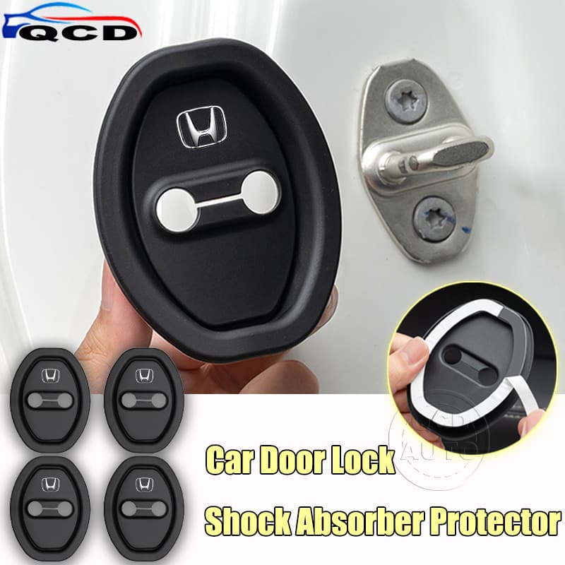 Honda Fechadura Da Porta Do Carro Amortecedor Protetor Almofada Capa De Borracha Silenciosa Para Ajuste Cidade Hatch Hrv