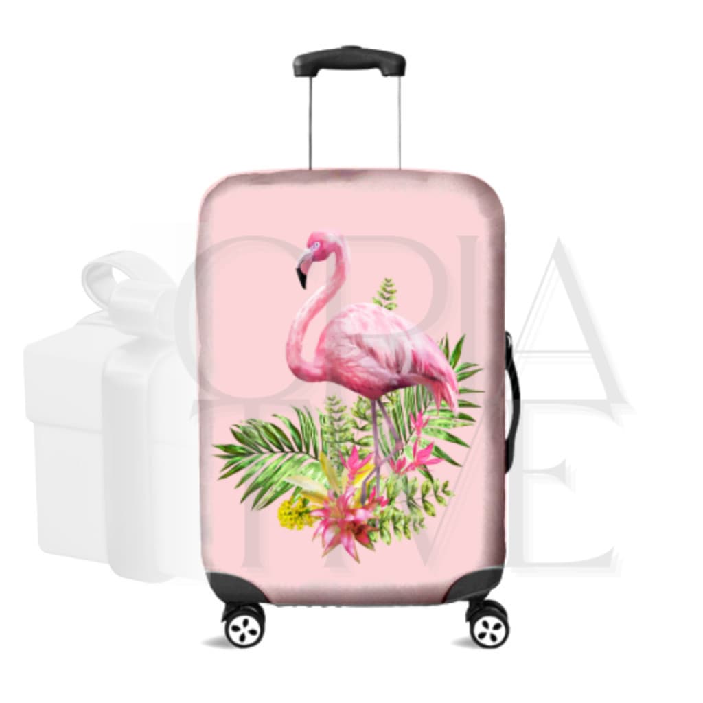 Capa de Mala Personalizada Flamingos