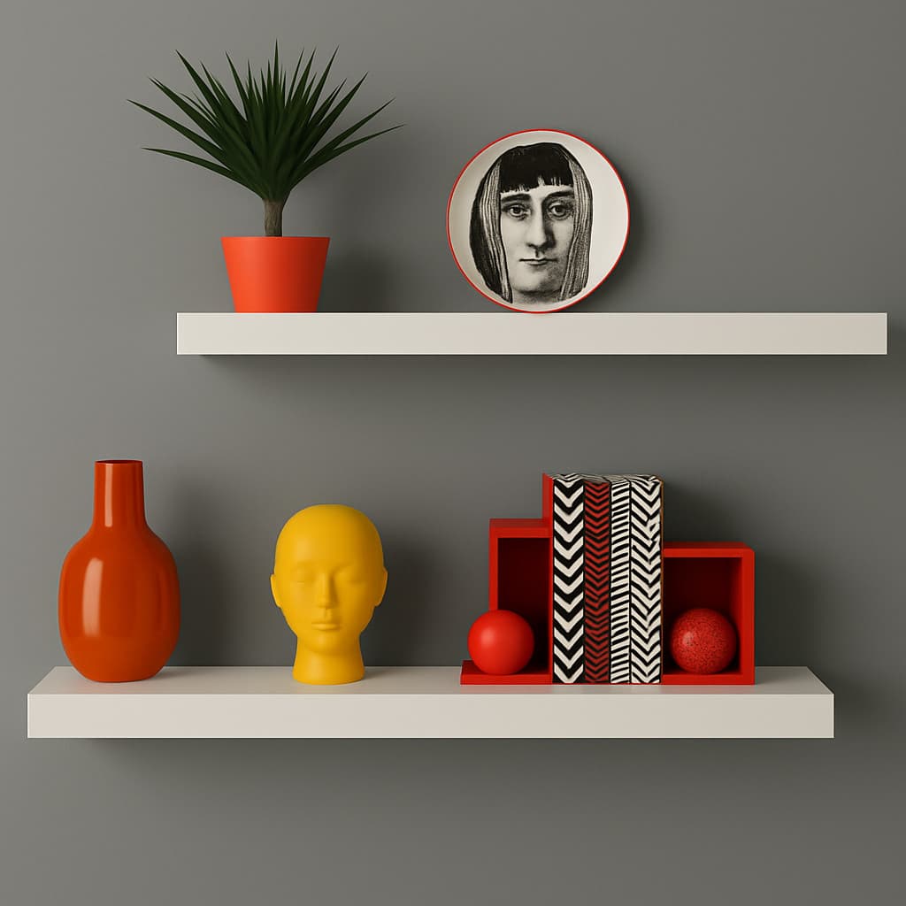Kit 2 Prateleiras Reta MDF 100% 60 CM Decorar Sala/ Banheiro/ Escritório/ Cozinha/ Quarto PROMOCAO