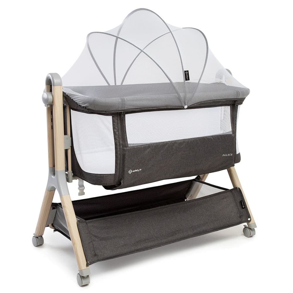 Berço Portatil Safety 1st Co-Bed Palace Cinza 0m à 9kgs