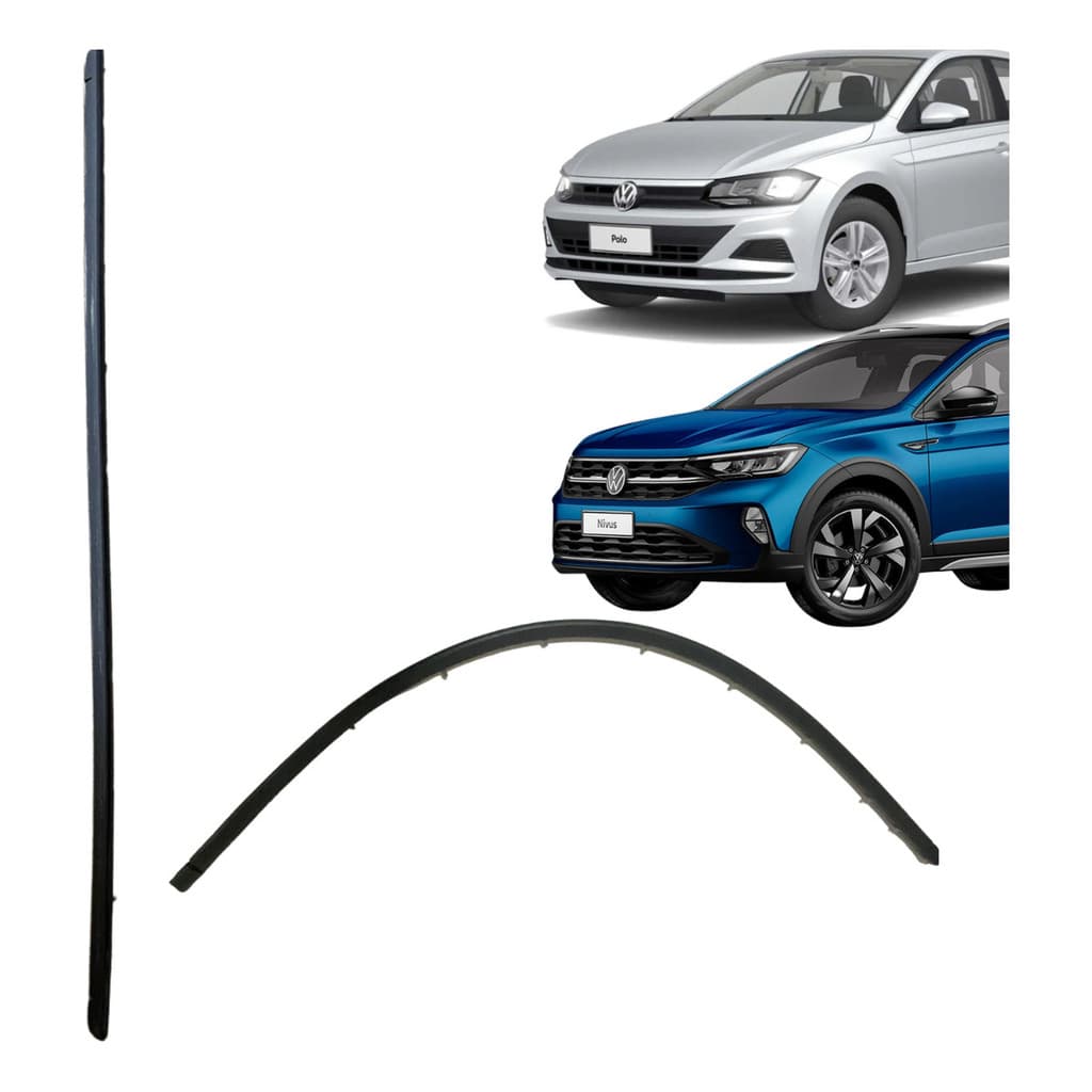Vedação Borracha Capô Polo Virtus 2018 2019 2020 2021 Vw Ori