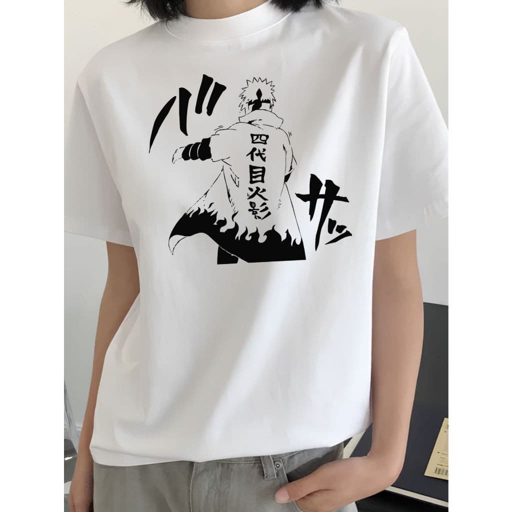Camiseta Anime Minato Namikaze Masculina Feminina Poliéster Basic Dry Fit