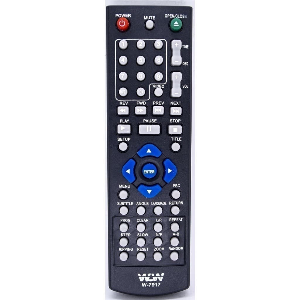 Controle Remoto Dvd Tectoy 7917 - Substituto Compatível Tg