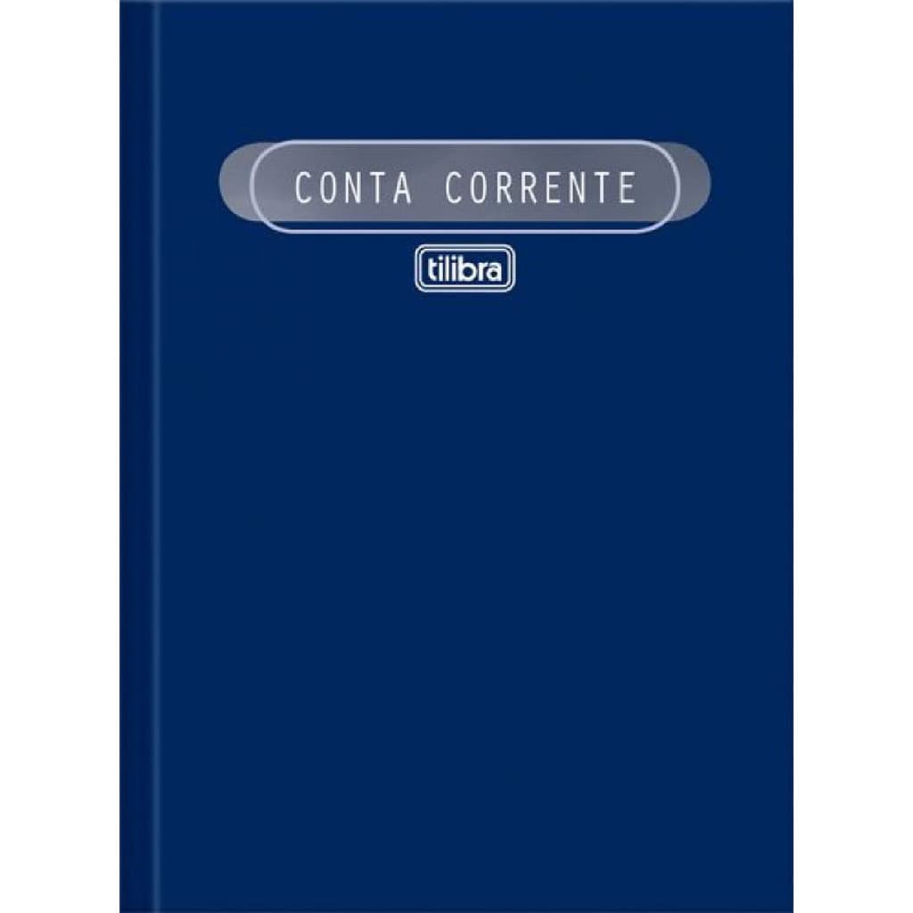 LIVRO DE CONTA CORRENTE CAPA DURA OFICIO 100FLS TILIBRA