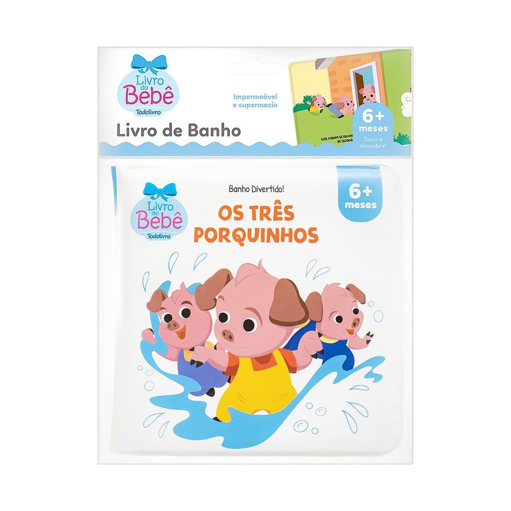 Banho Divertido - Os Três Porquinhos - Todolivro