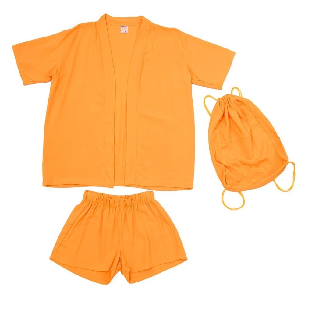 Kit Conjunto com Três Peças Laranja Liso