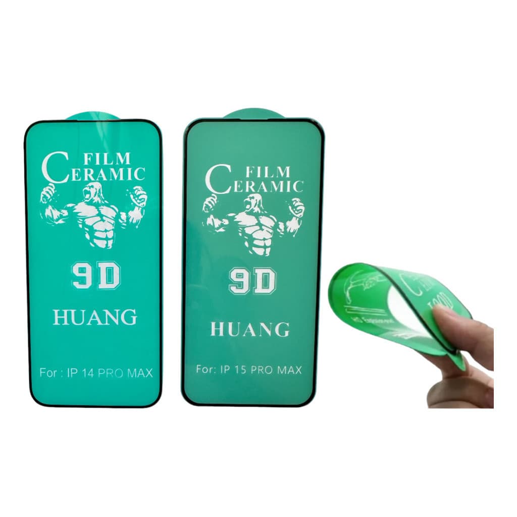 Kit 2 OU 1 Unidade de película Cerâmica 9h  não quebra P/ iPhone 16 pro max XR 11 12 13 14 15 plus