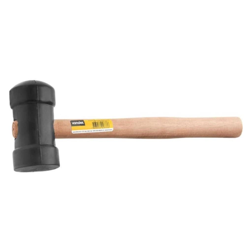 Martelo De Borracha Preto 80 MM 750GR - 30.79.008.000 - VONDER