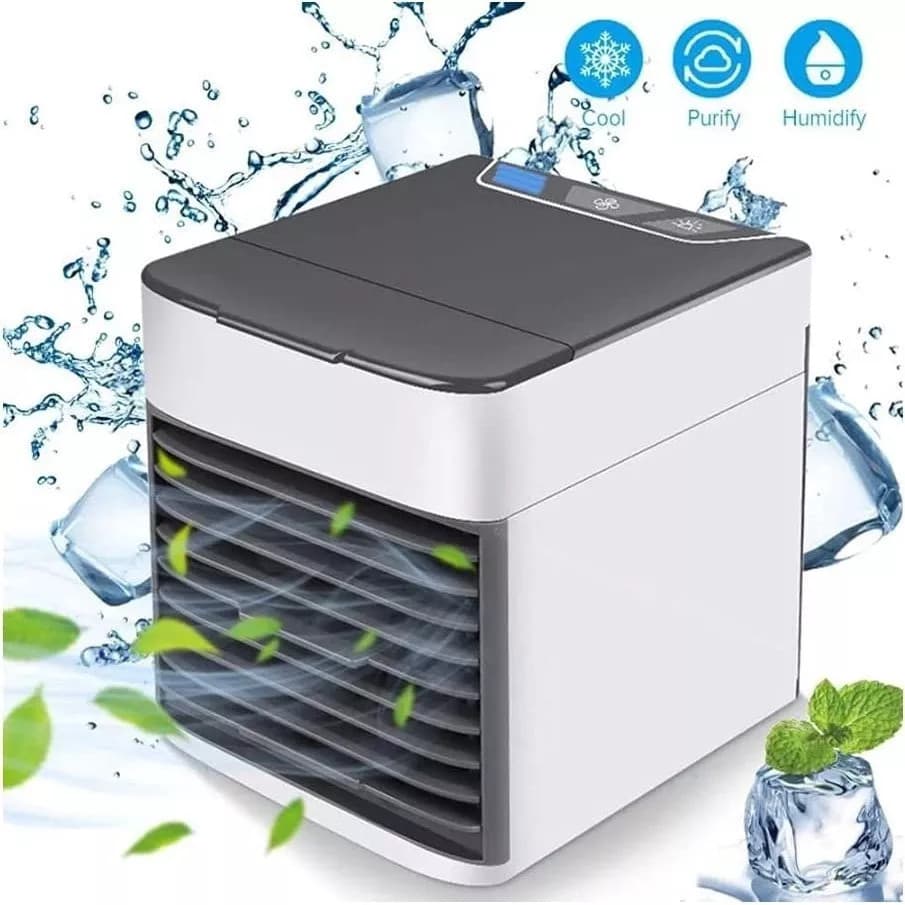 Mini Ar Condicionado Portátil Climatizador De Mesa USB, Escritório, Desktop Resfriador de ambiente Verão Calor