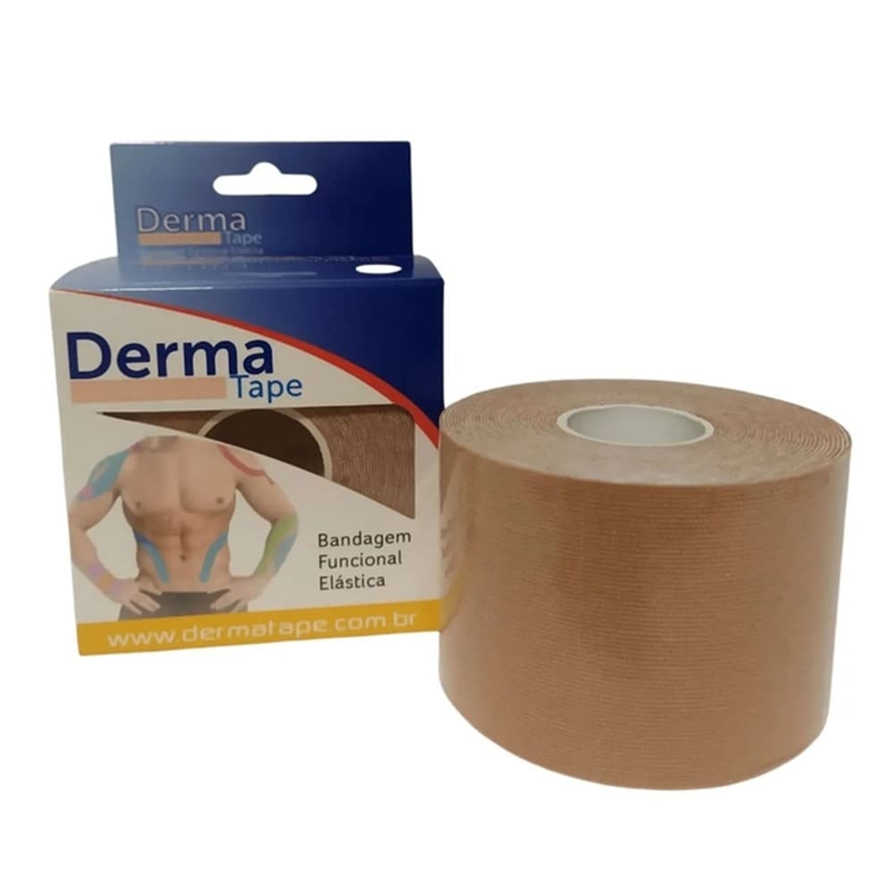 Bandagem Funcional Bege 5MX5CM Derma Tape