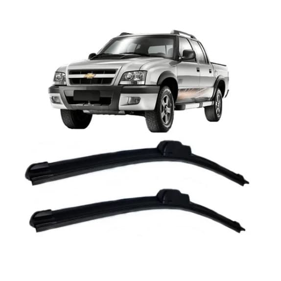 Par Palhetas Limpador De Parabrisa Dianteiro Para S10 1995 1996 1997 1998 1999 2000 2001 2002 2003 2004 2005 2006