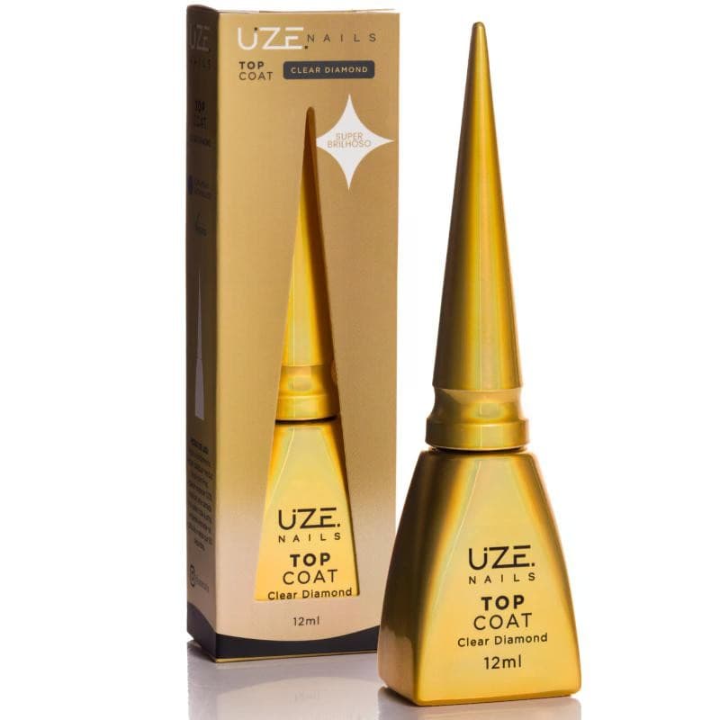 Top Coat Clear Diamond 12ml Uze Nails