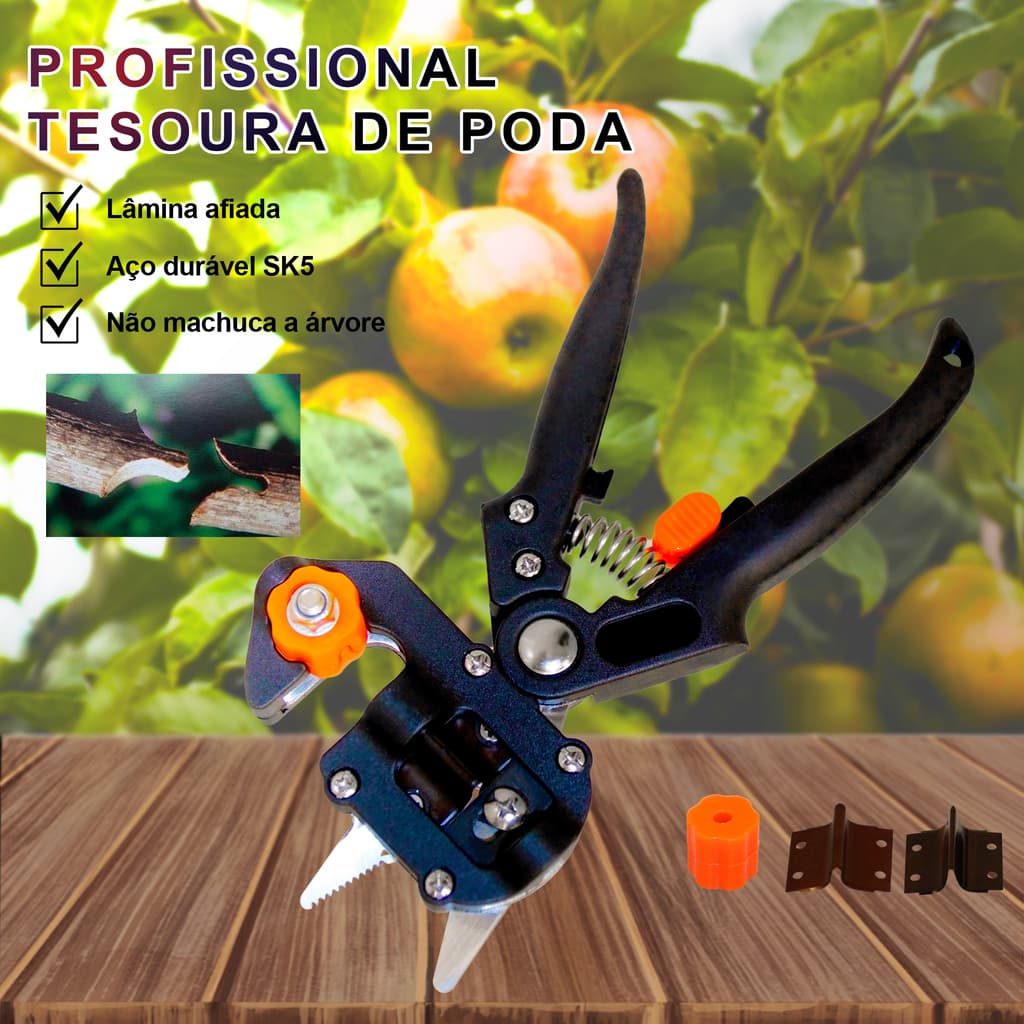 Tesoura De Enxertia Profissional Alicate Poda Enxerto 140001