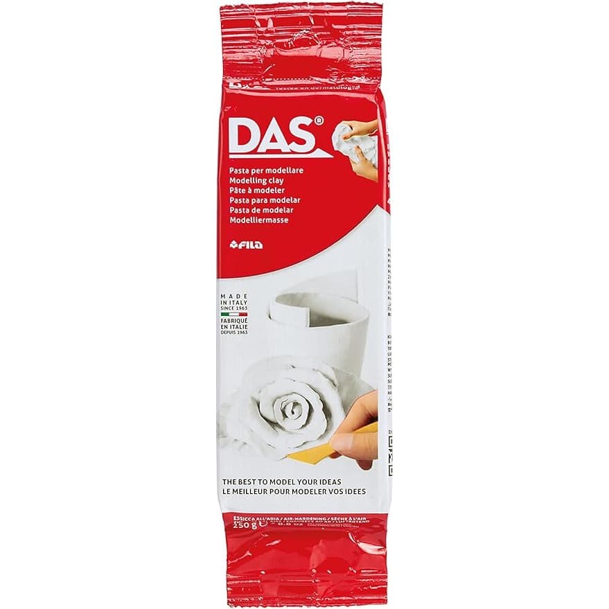 Massa Das de Modelar Branco 250gr