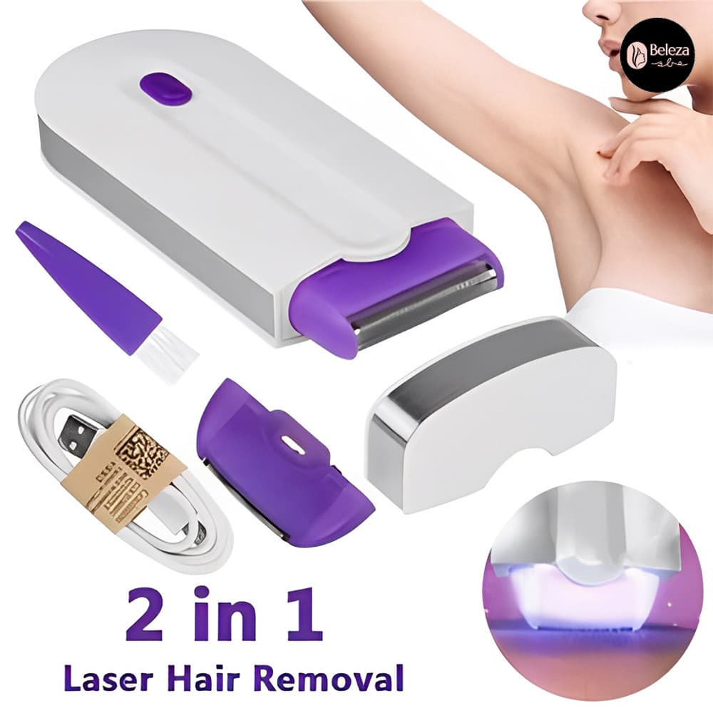 Depilador eletrico feminino/masculino Recarregável Facial e Corporal Removedor De Pelos
