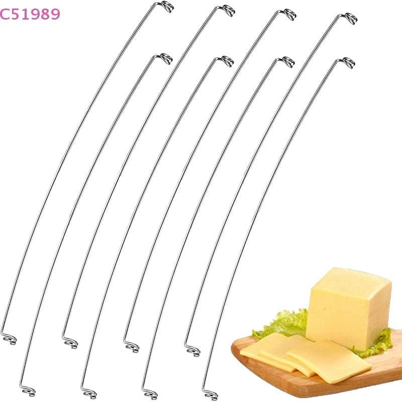 10PCS Fios de reposição para cortador de queijo de aço inoxidável de 5,5 polegadas