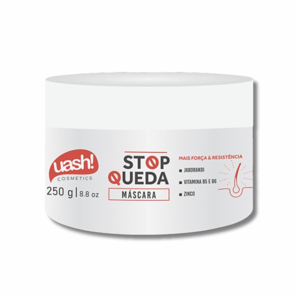 Máscara Uash Stop Queda 250g Jaborandi + Vitamina B5 E B6