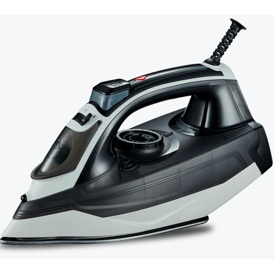 Ferro de Passar a Vapor 2000W Amvox Ceramic Gliss Turbo Black 220V