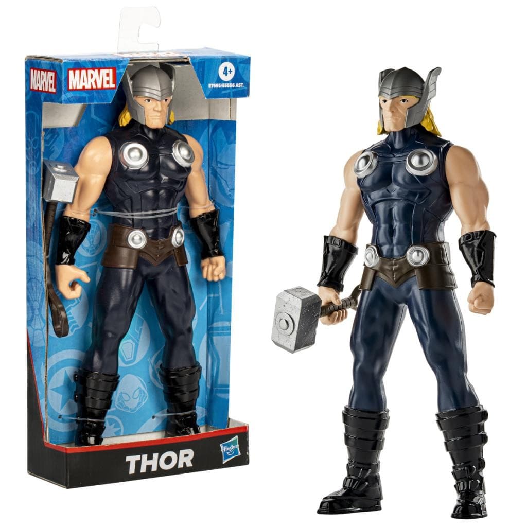 Boneco Thor Marvel Olympus - Hasbro E7695 Articulado para Brincar e Colecionar