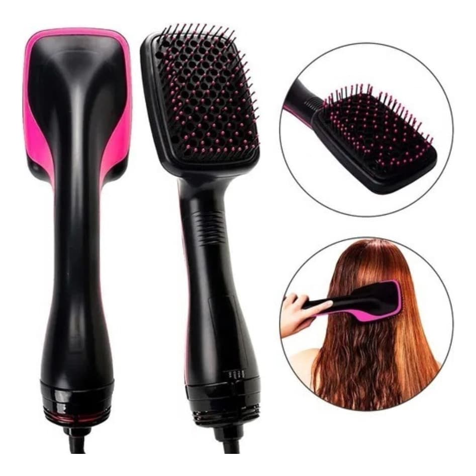Escova Secadora Seca Alisa E Modela Cabelo Salao Cabelereiro