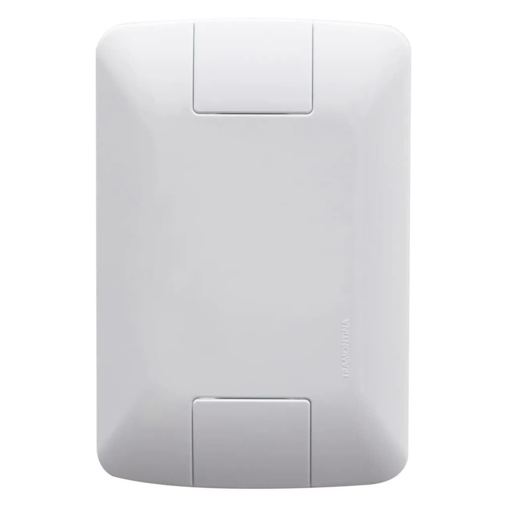 Espelho Placa Cego Tampa Sem Furo 4x2 Branco Aria Tramontina