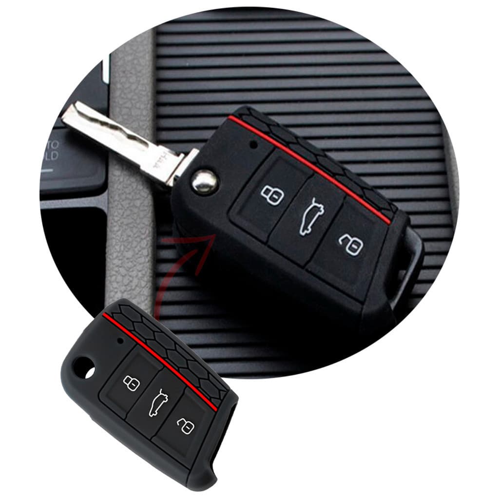 Capa Chave Canivete Vw Nivus T-cross Jetta Tiguan  Virtus Nivus Amarok Golf Polo Acessórios automotivo