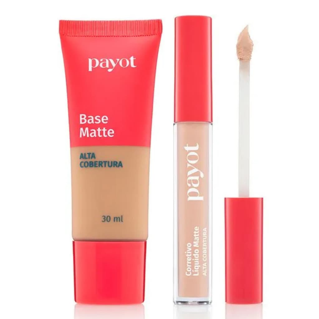 Kit Base 4.0 + Corretivo 1.5 Matte Alta Cobertura - Payot