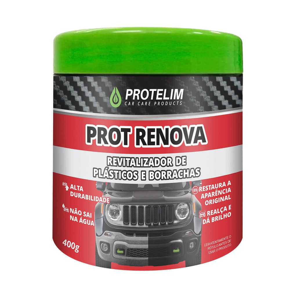 Revitalizador de Plástico e Borracha Prot Renova 400G Protelim