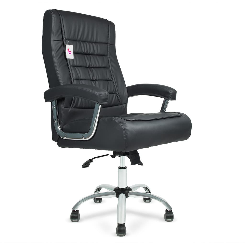 Cadeira de Escritório Presidente Big com Molas Ensacadas Original Best Chair em Couro Sintético