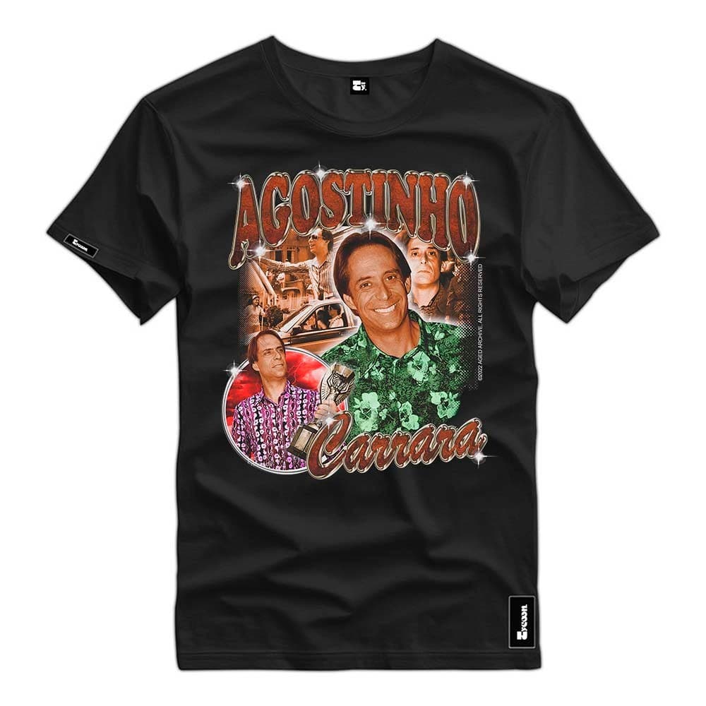 Camiseta Algodão Agostinho Carrara Unissex Várias Cores Granfina Shops Garanta a Já a Sua!