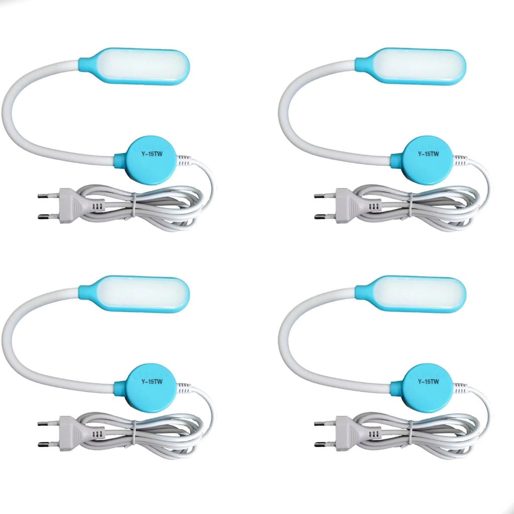 4 Uni Luminária C/ 15 Lâmpadas Led P/ Maq Costura Industrial