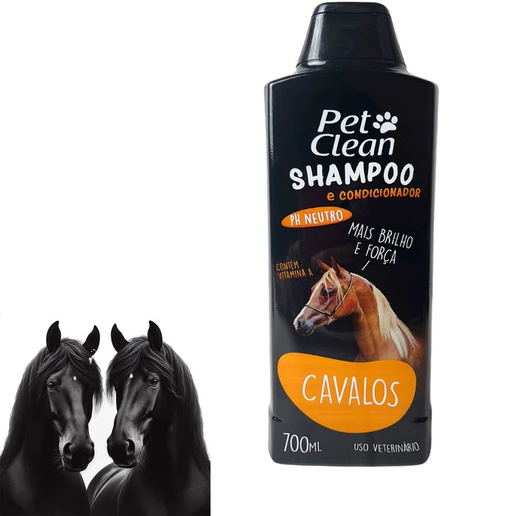 Shampoo Condicionador Neutro Cavalo Pet Clean 700ml Oferta
