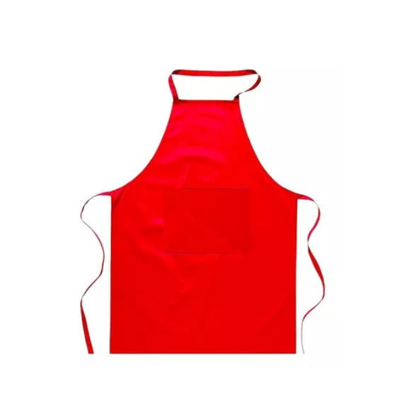 AVENTAL OXF VERMELHO BOLSO G REG 1,10X70 CM  RS ACESSÓRIOS